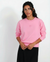 Soft Rose Sweatshirt Top