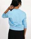 Sky Blue Crewneck Sweatshirt Top