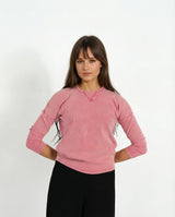 Coral Wash Ribbed Top