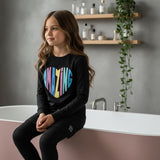 Kids Pima Cotton Amazing Heart Tunic Set