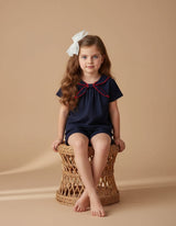 Crimson Touch Toddler Set Navy