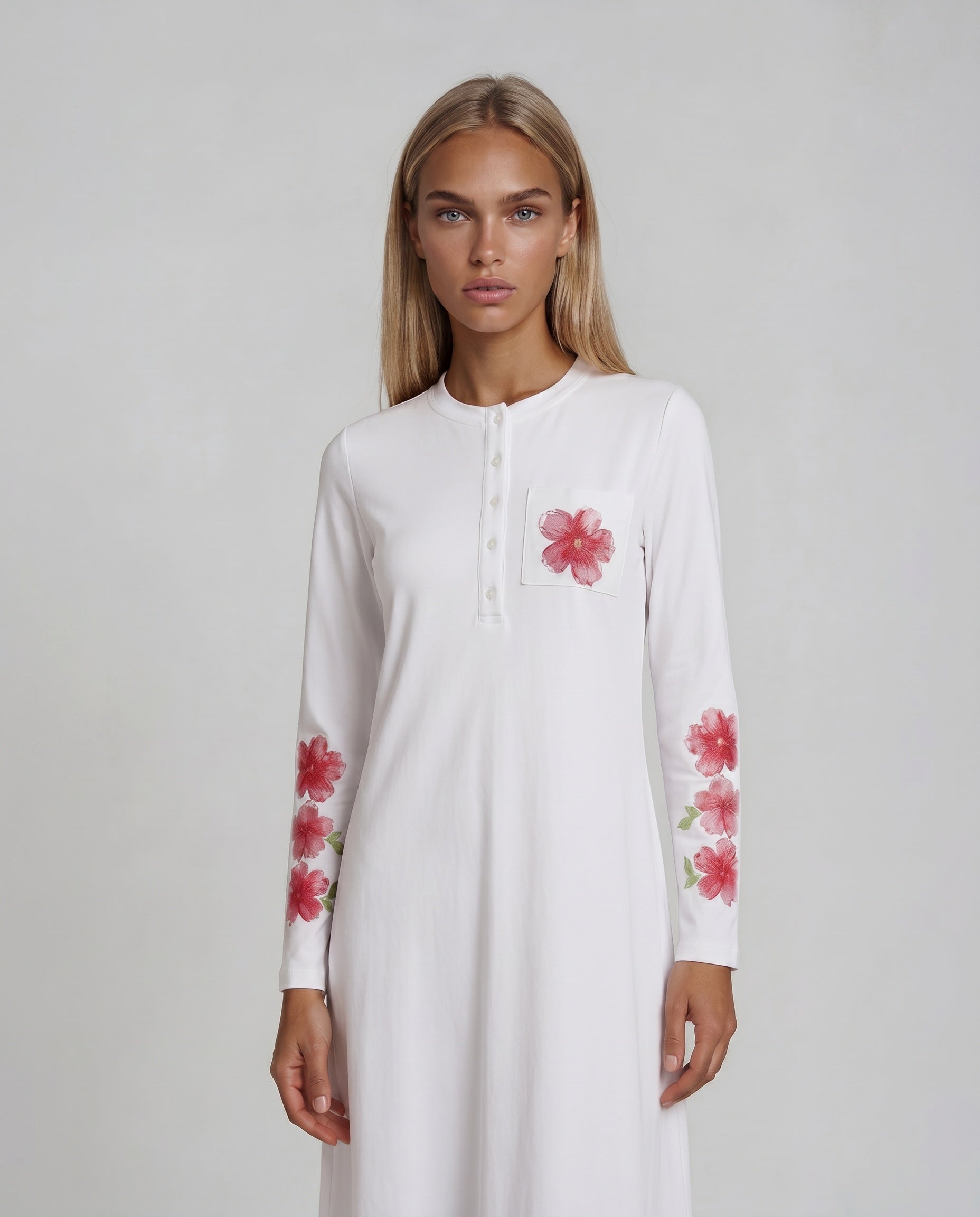 Pink Blossom Nightgown
