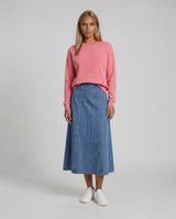 Washed Pink Comfort Top