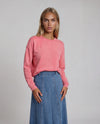 Washed Pink Comfort Top