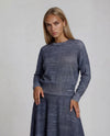 Denim Mist Top