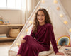 Deep Fuchsia Velvet Bow Nightgown