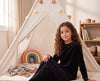 Black Velvet Bow Nightgown