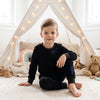 Black Velvet Swirl 2-Piece Boys Pajama Set