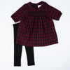 Tartan Plaid Toddler Set Red
