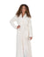 Terry Wrap Long Belted Bathrobe Ivory