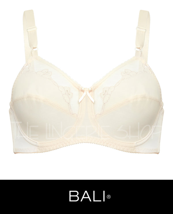 Bali BA0180 Flower Underwire Full Coverage Bra