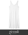 Gemsli FK400 Lace Trimmed Basic Non-Cling Full Slip