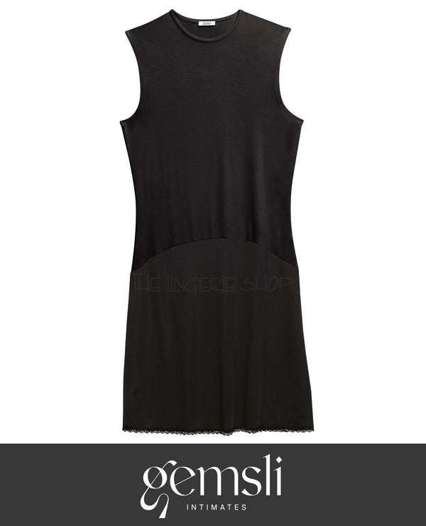 Gemsli FL314 Crew Neck Solid Color Combination Full Slip