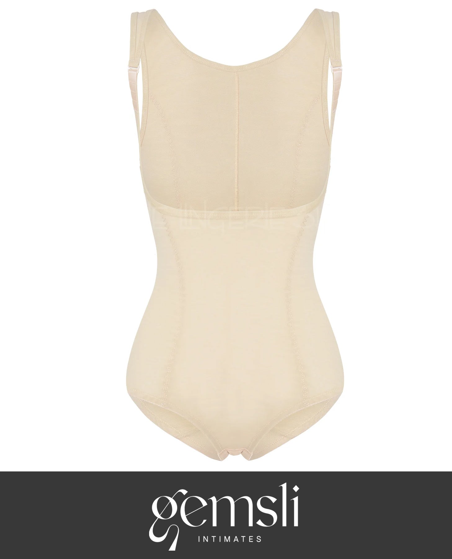 Gemsli LGSW109 Powermesh Frontless Body Suit Shaper