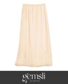 Gemsli HK300 Nylon Half Slip with Lace Beige