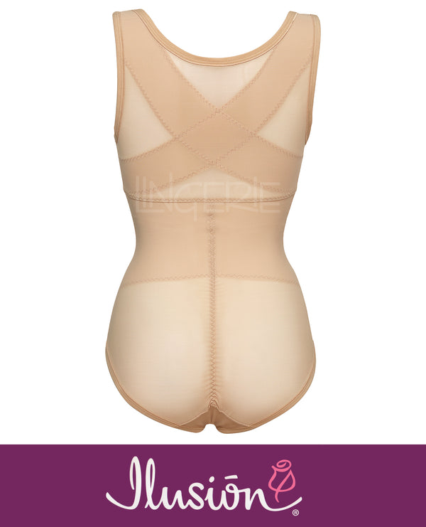 Illusion EI7193 Back Support Wear-Your-Own-Bra Shaper Bodysuit