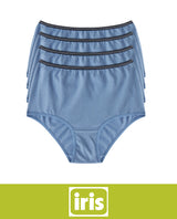 Iris Sport 4-Pack Ultra Comfort Cotton and Spandex Panty Briefs