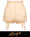 Rago 6197 Lacette Extra Firm Shaping Brief Panty with Garters