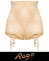Rago 6197 Lacette Extra Firm Shaping Brief Panty with Garters
