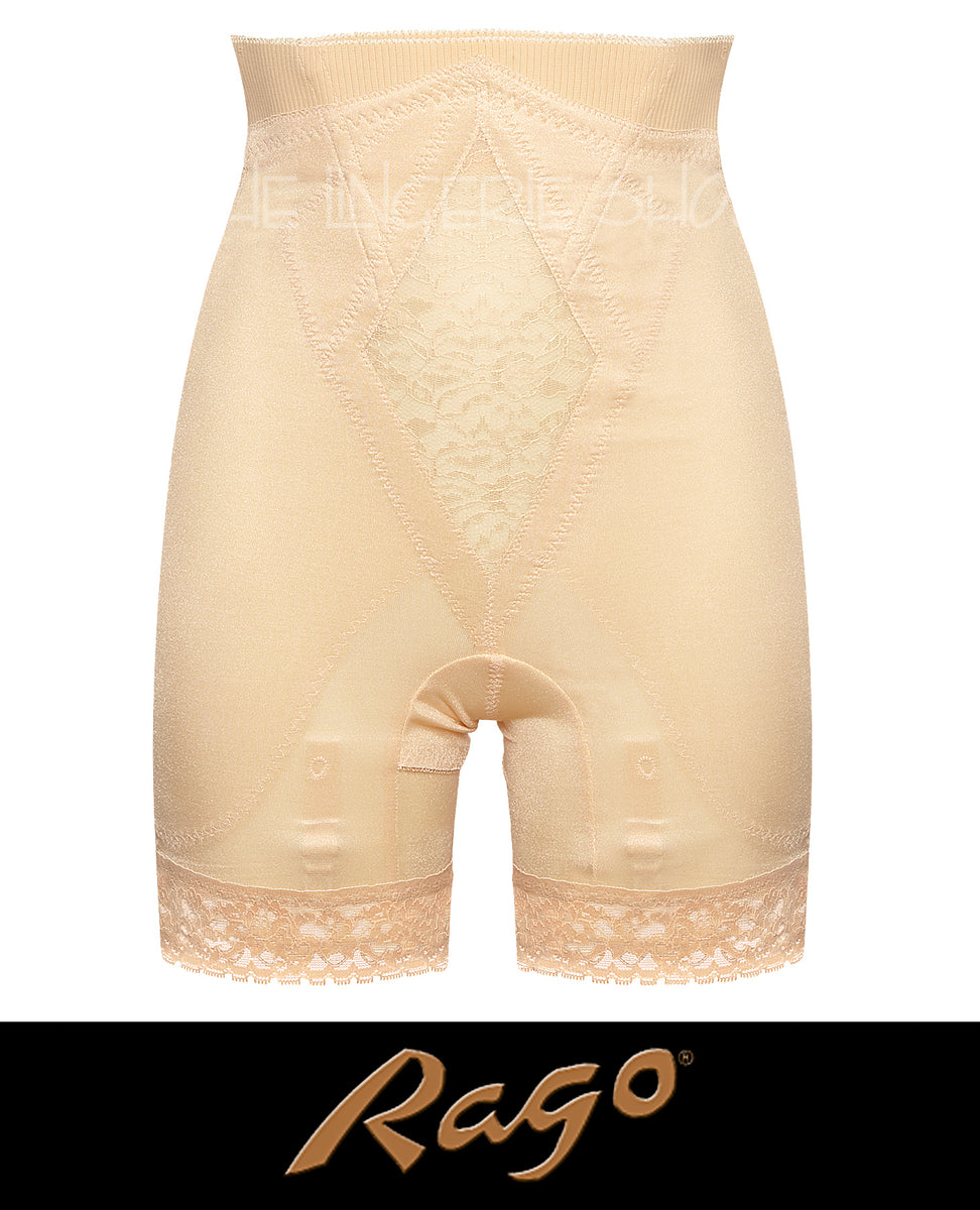 6205 40 Beige Rago Extra Long Leg Panty Girdle : : Clothing, Shoes  & Accessories