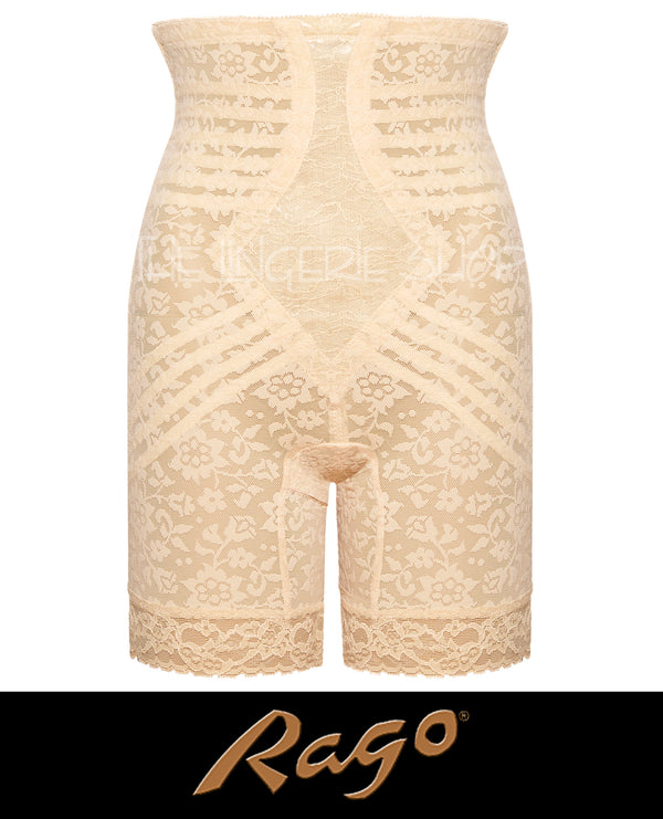 Rago RG6207 High Waist Long Leg Shaper Panty Girdle