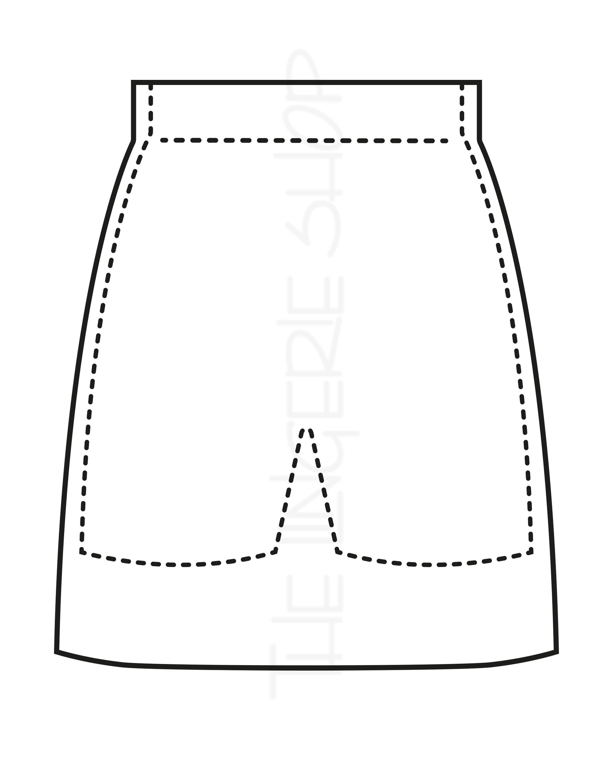 Quick Dry Swim Skirt with Attached Shorts Black