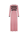 Triple Lace Pull On Nightgown Pink Black