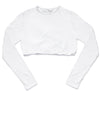 Cotton Modal Long Sleeve Crew Neck Half Shell