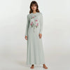 Green Floral Nightgown