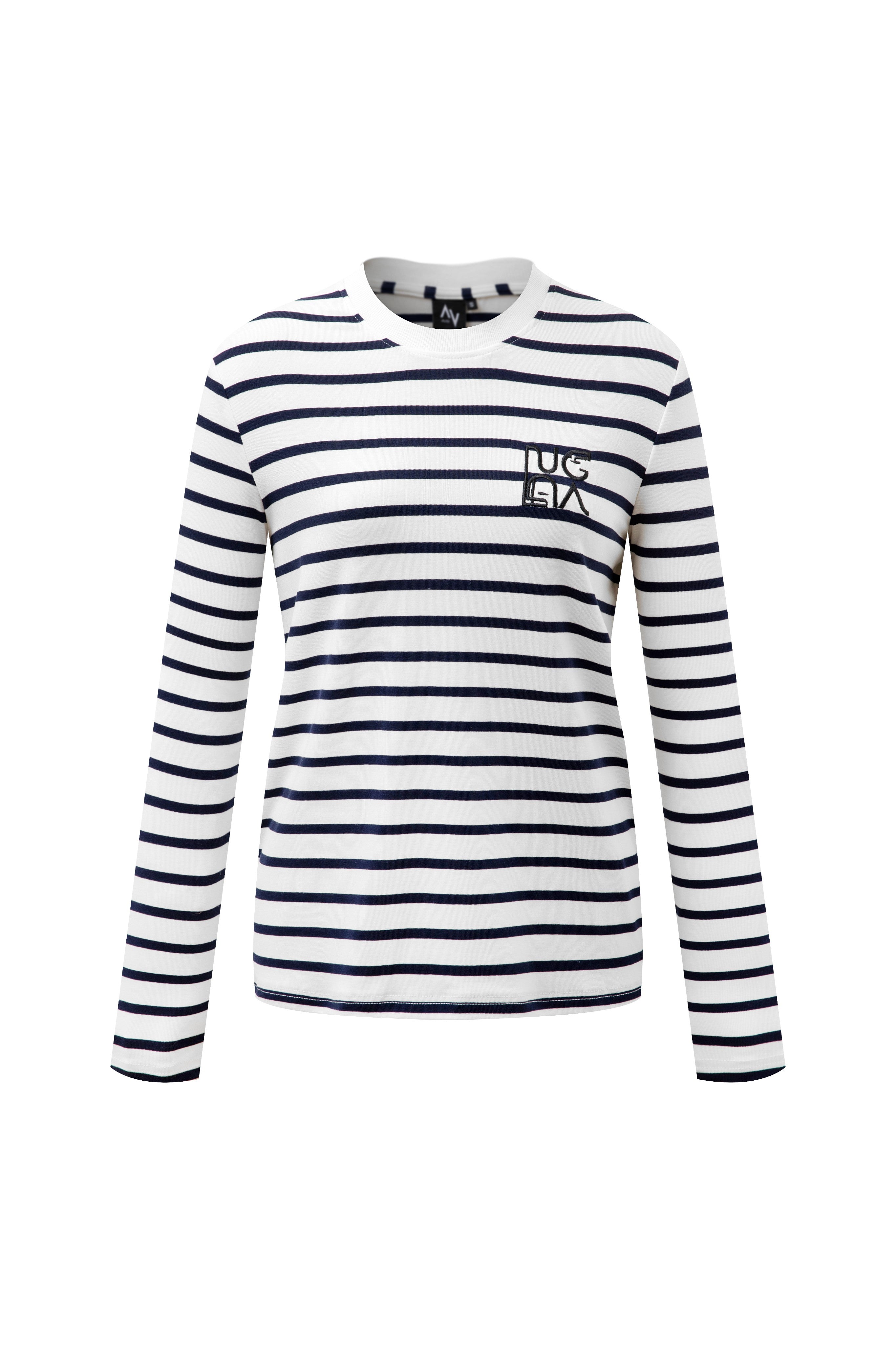Nautical Navy Stripe Essential Top