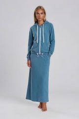 Blue Terry Skirt