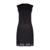 gemsli - sleeveless nursing shell slip with zipper, viscose top nylon bottom-Full Slips-Black-37"-32