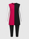 Colorblock Ribbed Tunic