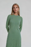 Lime Stripe RibbedNightgown