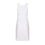 FK308 - reversible full slip, cotton top nylon bottom-back-Gemsli Intimates