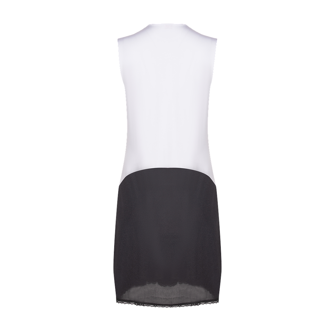 FK314 - sleeveless shell slip, with adjust-a-neck-Full Slips-Gemsli Intimates
