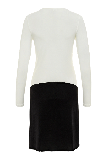 FK312 - long sleeve shell slip, with adjust-a-neck-Full Slips-Gemsli Intimates