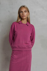Rosewood Collar Sweatshirt
