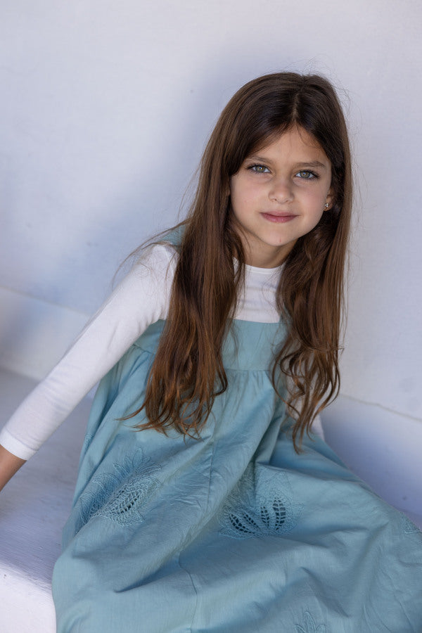 Maribelle Meadow Maxi Dress Powder Blue