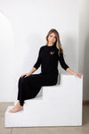 Rainbow Heart Black Teen Nightgown