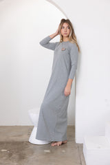 Rainbow Heart Gray Teen Nightgown