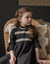 Girls Victorian Mini Pleat Maxi Shirt Dress Shabbos Robe Black