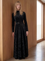 Wild Grace Maxi Dress with Belt