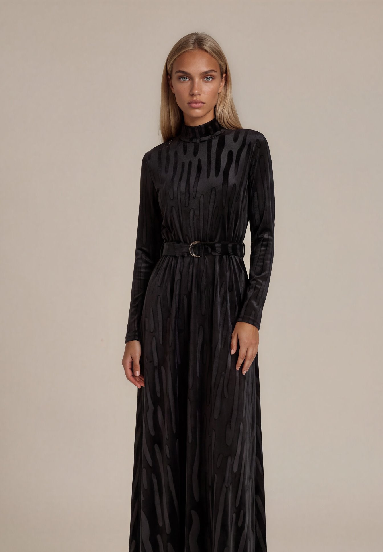 Wild Grace Maxi Dress with Belt
