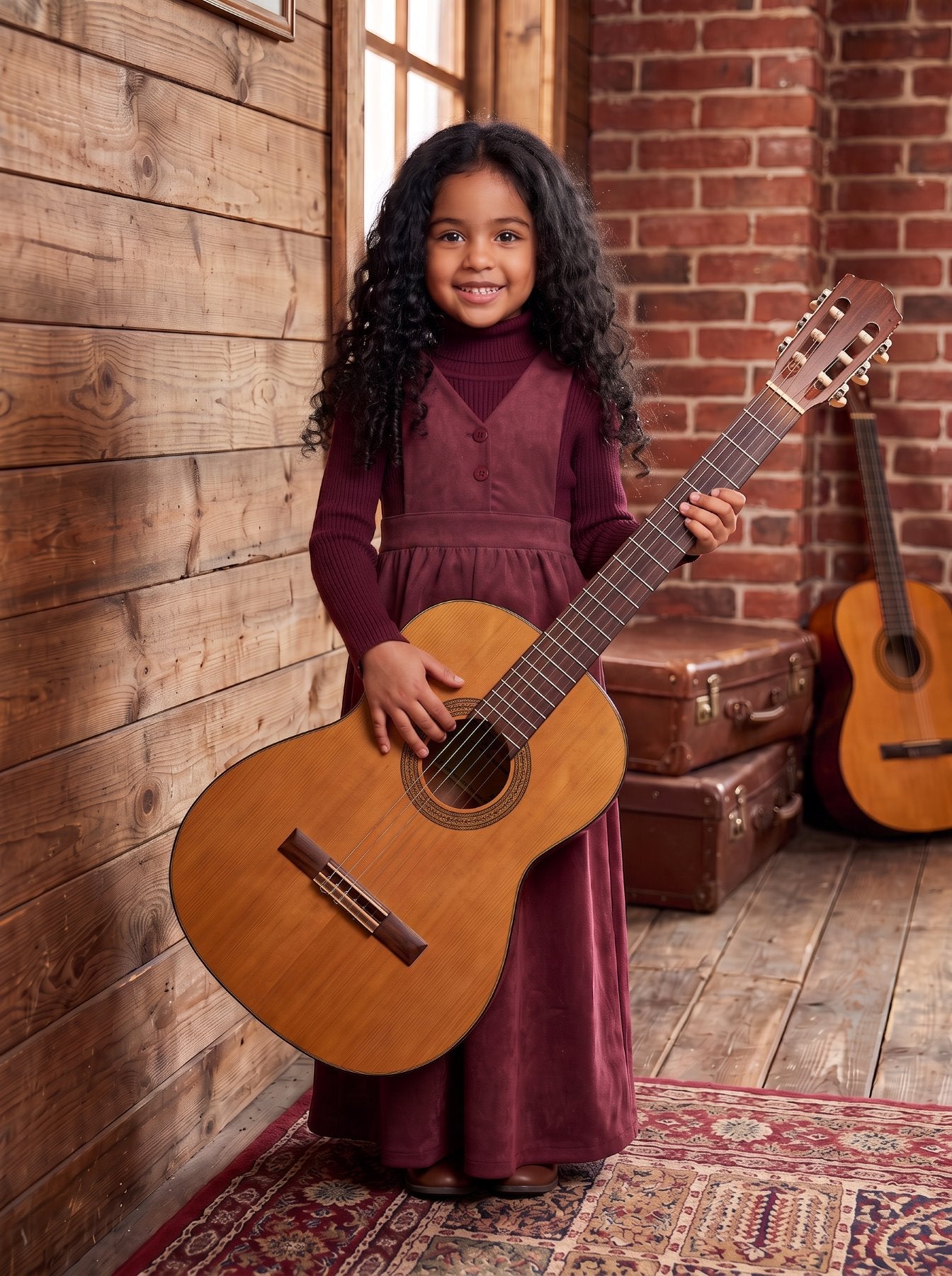 Burgundy Suede Jumper Maxi Dress