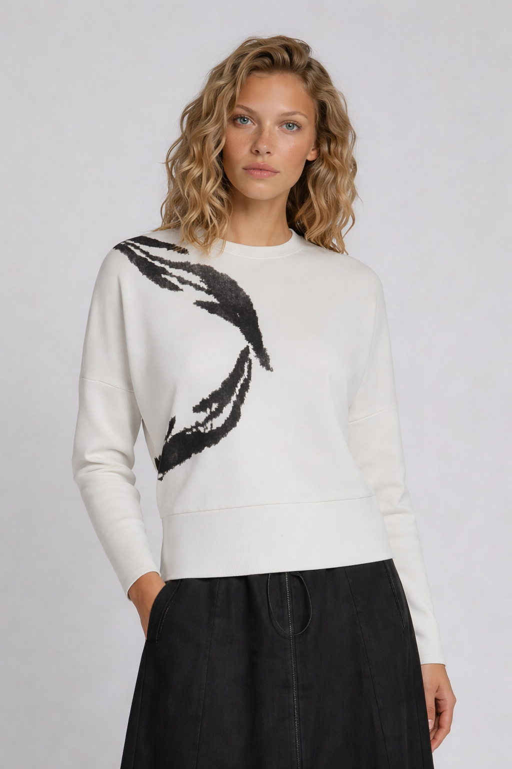 Ivory Brush Top