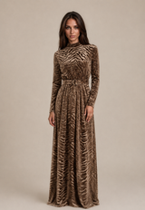 Wild Grace Maxi Dress with Belt
