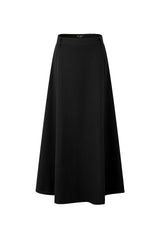37" Black Green A-Line Maxi Skirt