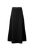Black A-Line Midi Skirt