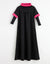Girls Jersey Maxi Dress Shabbos Robe with Attached Shell Sleeves Rose